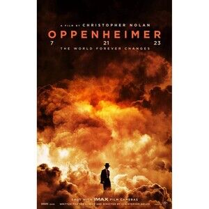 Oppenheimer Double Sided Movie Poster